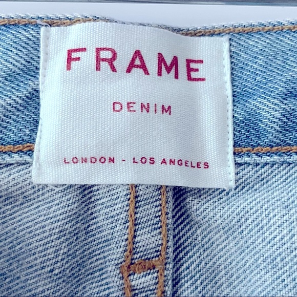 NWOT Frame Denim Rigid Re-ReLease Le Original Skinny Light-Wash Blue Jeans 26 Sm - Picture 14 of 16